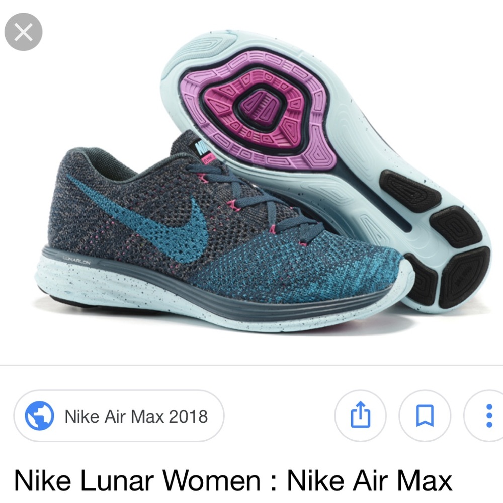 Nike lunarlon blue sz 9.5